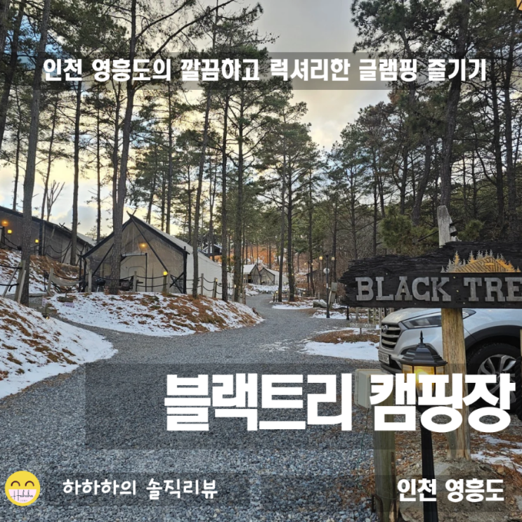  대부도 글램핑, 서울 근교 영흥도 블랙트리캠핑장 럭셔리 내부공개