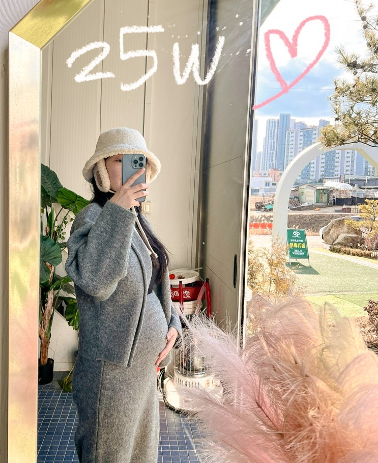  임산부 25주 배크기, 26주 임당검사, 27주 몸무게 (+포도막염..)