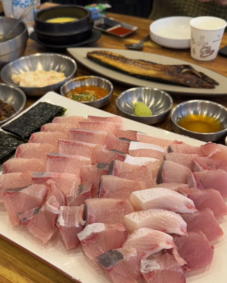  자매수산 강남본점 강남역 횟집 서울 3대 대방어 맛집