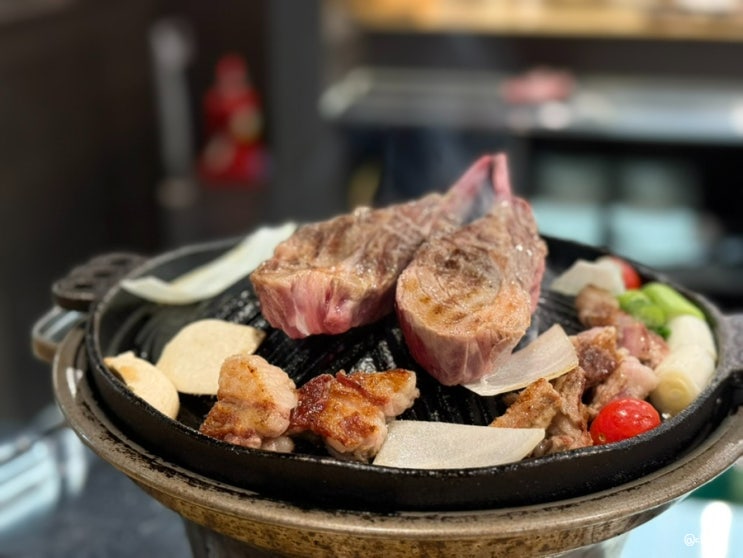 서울 교대역 맛집 양갈비 숯불에 구워주는 라무진 교대점 리뷰