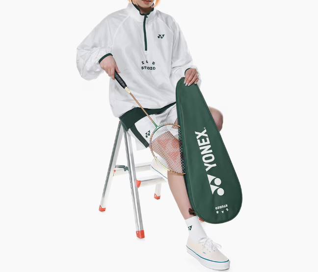  아이앱 X 요넥스 우븐 풀오버 화이트_L 사이즈_언박싱, 치수, 디테일