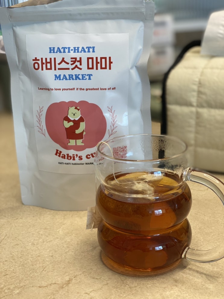  카페인없는차 물 대신 마실 수 있는 호박차 하비스컷마마