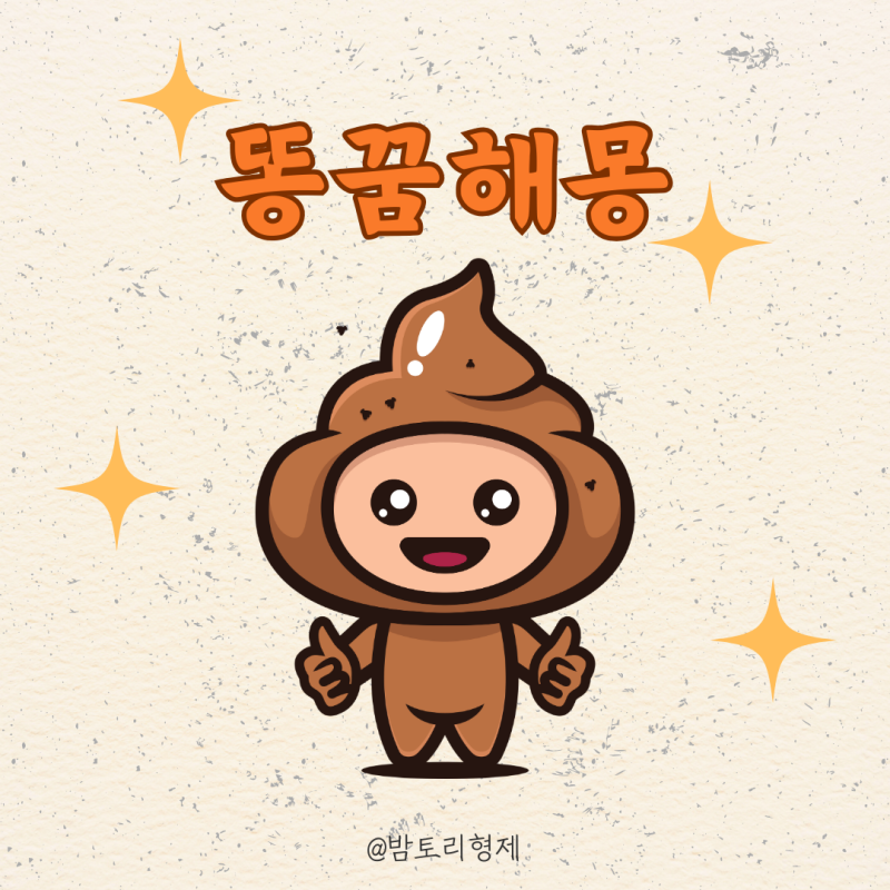 내가 똥싸는꿈 의미 똥꿈 종류 해몽