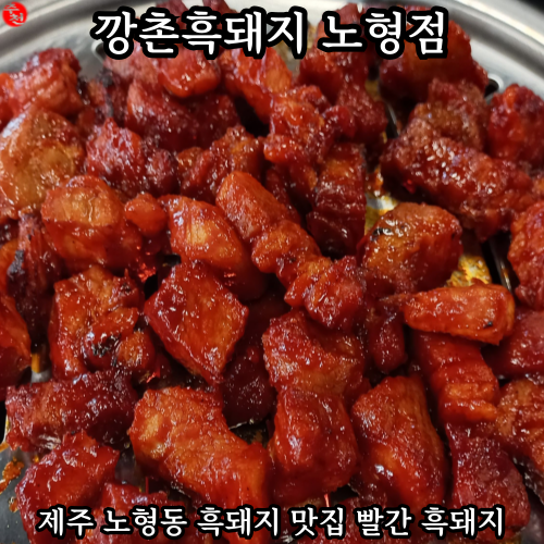  제주 노형동 흑돼지 맛집 신상 고기집 깡촌흑돼지 노형점