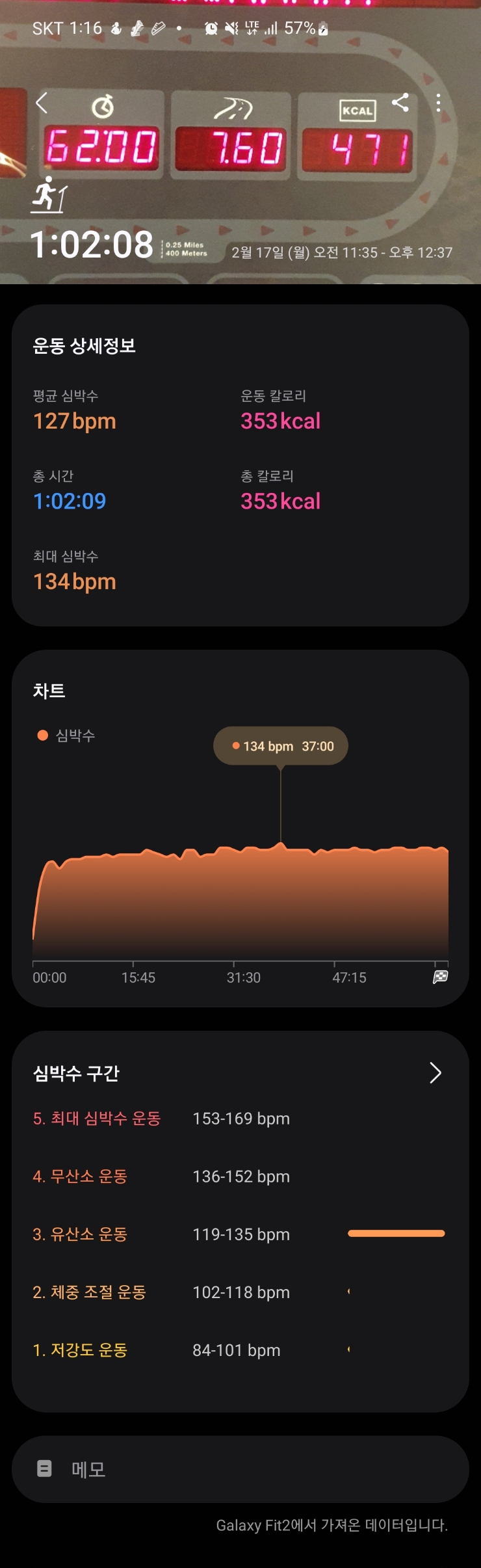  [런닝] 2/17일(월)_슬로우런닝