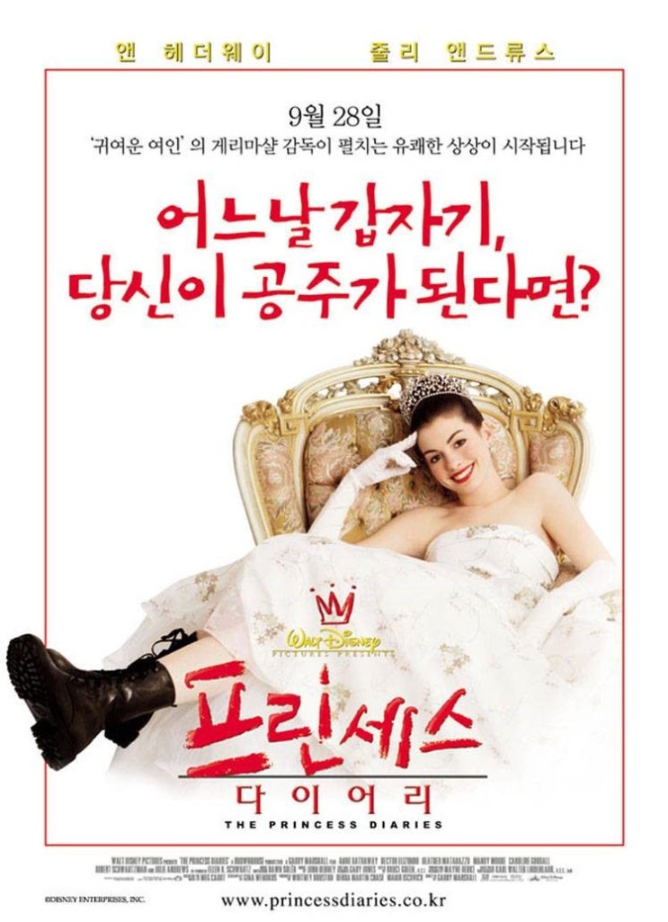  영화 프린세스 다이어리  (The Princess Diaries 2001)
