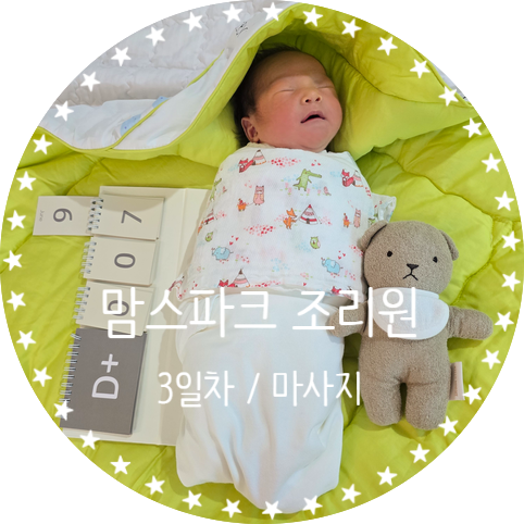  맘스파크 3일차 아기 마사지 교육 및 탯줄도장 주문