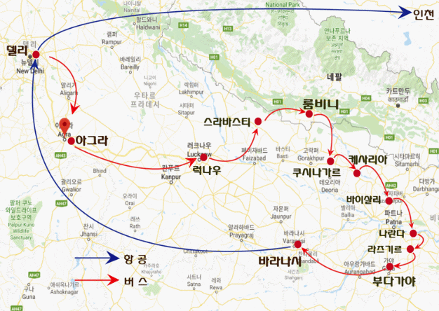  인도 성지순례를 다녀옵니다_인도 8대 성지순례