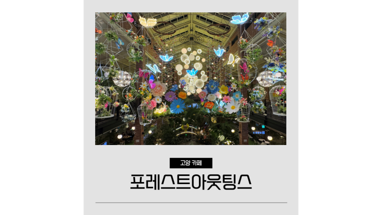 일산 포레스트아웃팅스 늦게까지 하는 고양 대형카페 드라이브 갈만한곳 일산 포레스트아웃팅스 늦게까지 하는 고양 대형카페 드라이브 갈만한곳
