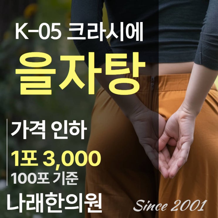  을자탕 처방과 조제 비용 인하 안내