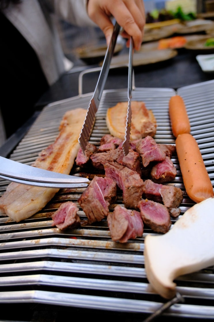  주말 갈만한곳 백련은 남양주 삼겹살 맛집으로 야외 바베큐 식당이라 좋아