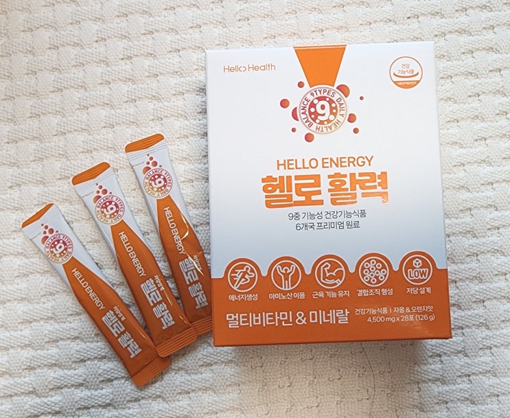 활력 게이지 필수 아미노산 영양제, 헬로활력 필수 아미노산 영양제
