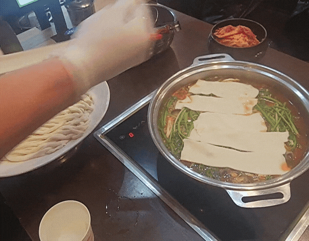  팔당샤브손칼국수 - '넓은 수제비면'이 시그니쳐! 경기도 광주 신현동 샤브샤브 맛집 리뷰~