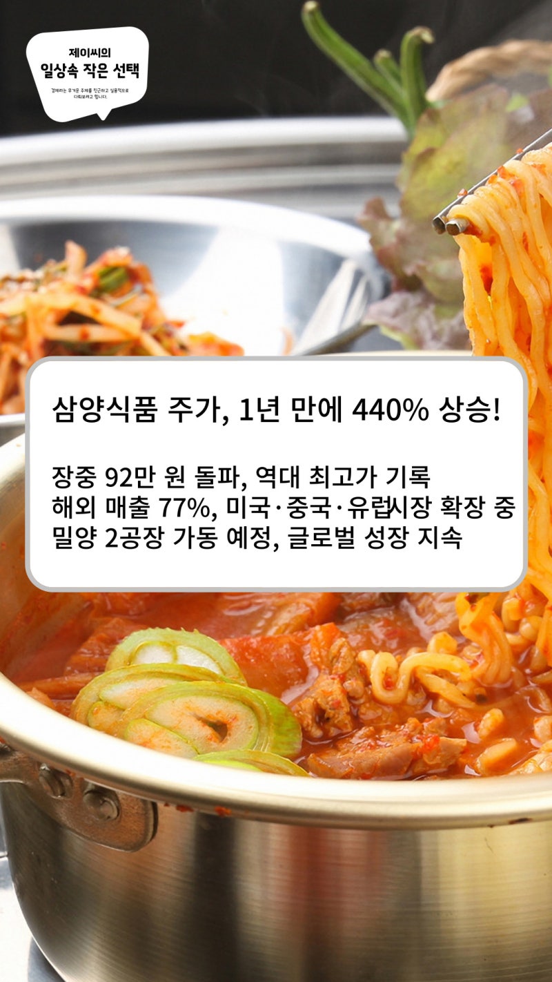 삼양식품 주가 상승, 3월 공매도 재개의 타깃이 될까? : 네이버 블로그