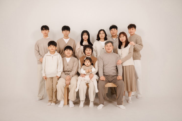  가족사진 찍었어요. 감일동 사진관 / 감이동 / 하남 / 송파 스튜디오