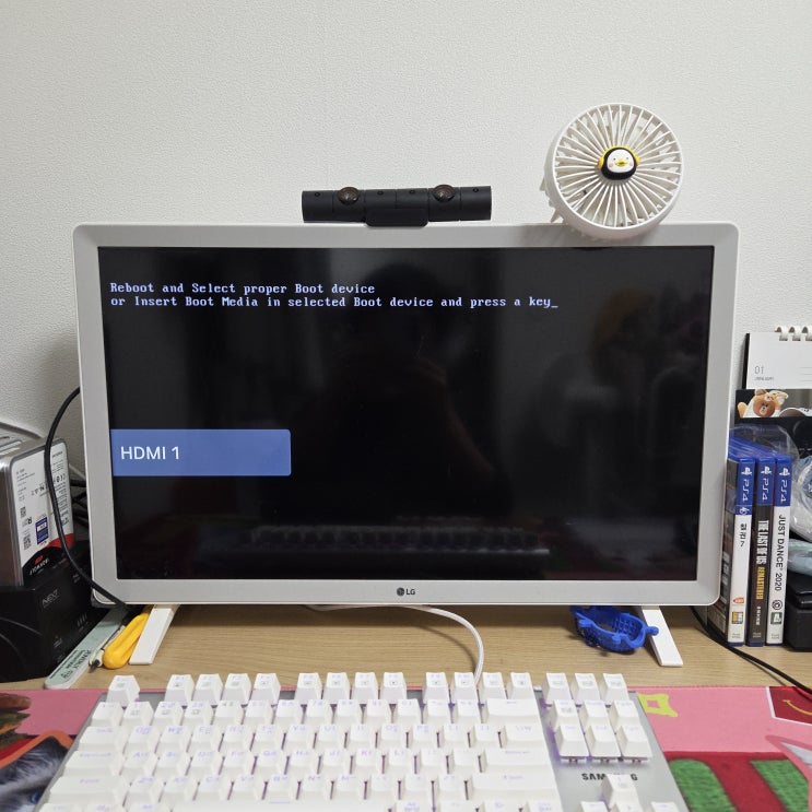  성동 용답동 컴퓨터수리 삼성 컴퓨터 Reboot and Select proper Boot device 오류 당일 출장AS 해결