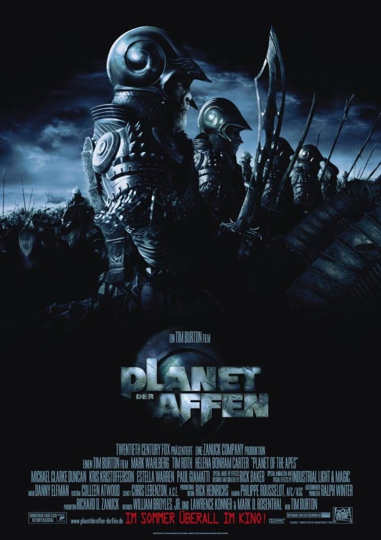  영화 혹성 탈출 (Planet of the Apes, 2001)