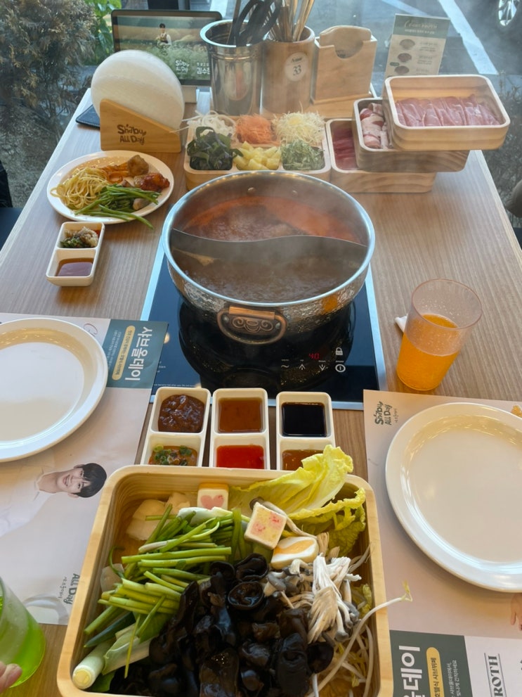  거제 상동맛집 샤브올데이 / 무제한 60여가지호텔식뷔페 고기쌈채소맥주까지