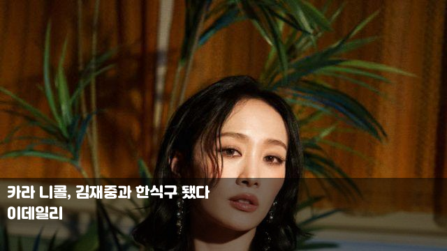 카라 니콜, 김재중과 한식구 됐다 정해인, 팬미팅 ‘한번 더’