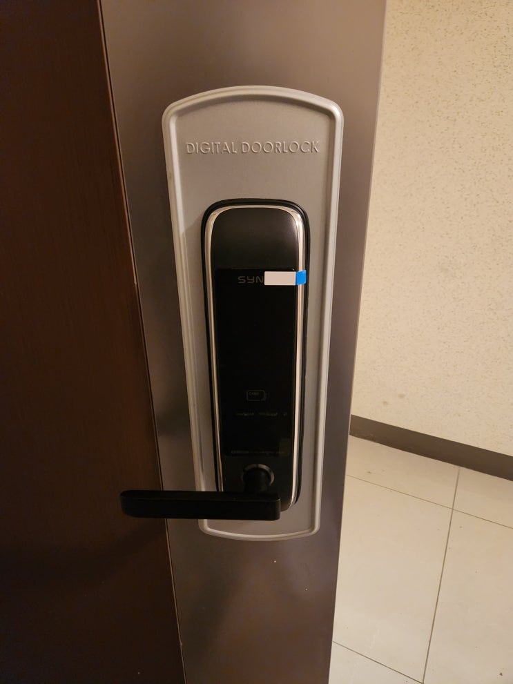  김포 걸포동열쇠 대양디앤티 DDP-3300CEF 현관 도어락 고장 번호키 교체 설치