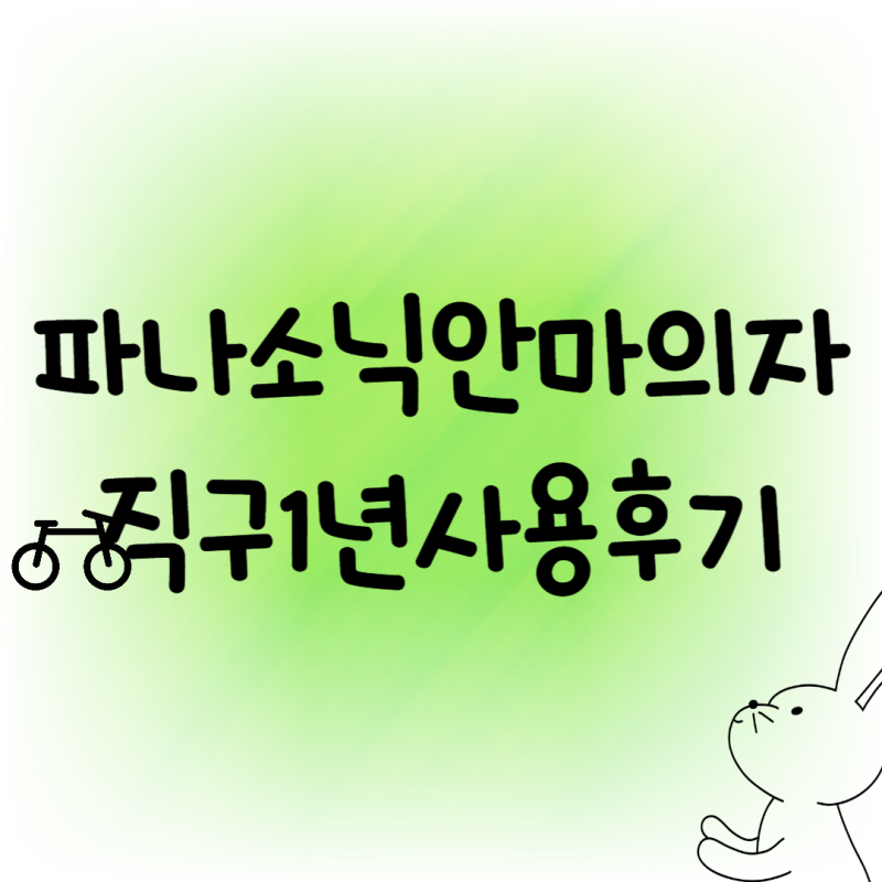 파나소닉 안마의자 EP-MA103 직구 1년 사용 후기