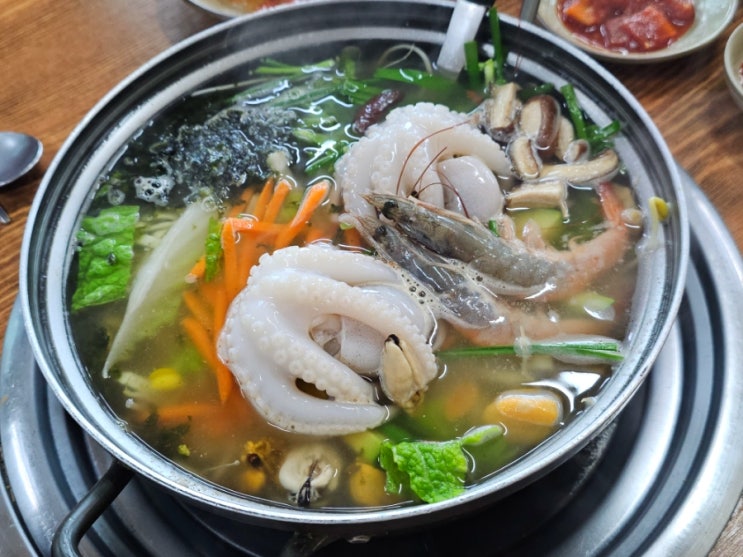  여수 소호동 맛집 또간집 칼국수 밀터 해물파전