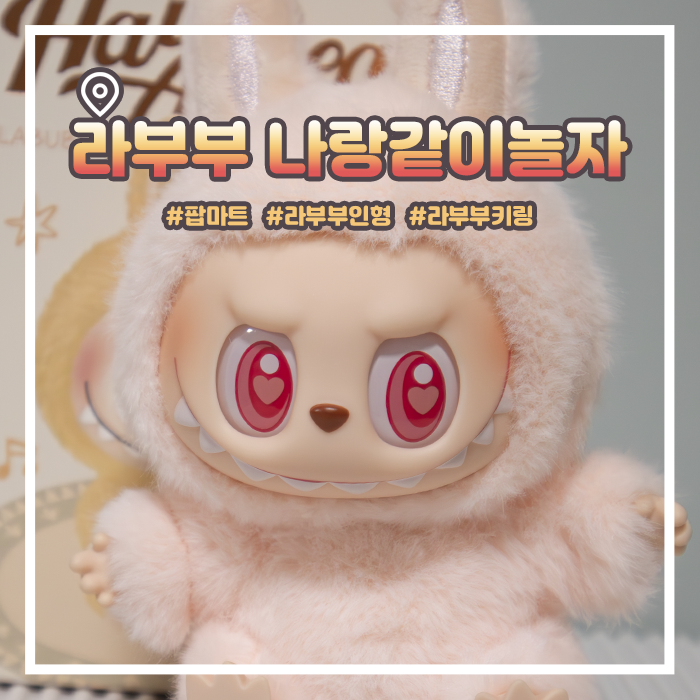  라부부 인형 키링 나랑같이놀자 내돈내산 언박싱
