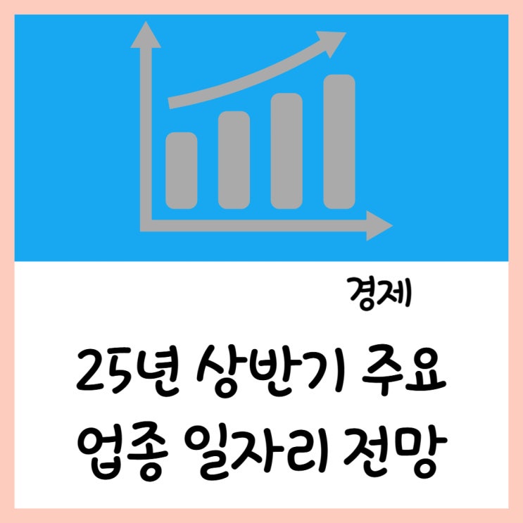  25년 주요 업종 일자리 전망 - 증감하는 산업