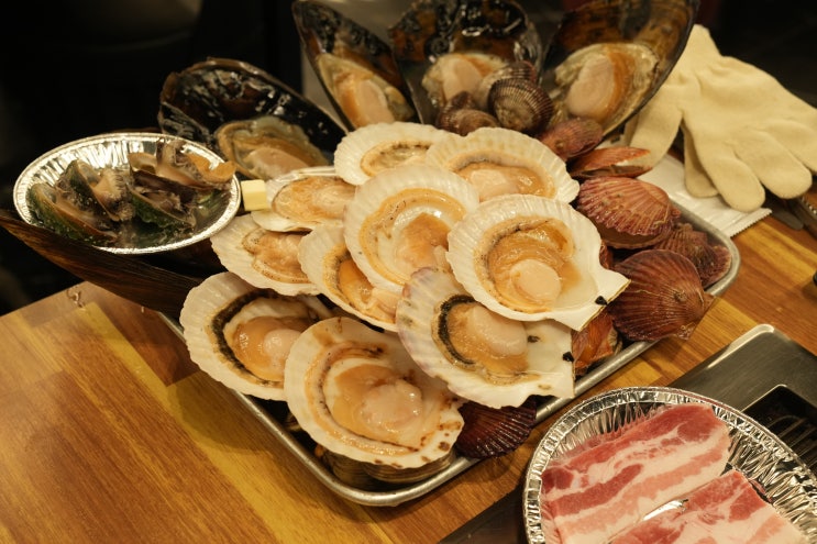  대천해수욕장 맛집 조개까는남자 신선한 조개와 바다의 맛