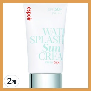 특가 이벤트 에스쁘아 워터 스플래쉬 선크림 프레쉬 시카 SPF50+ PA++++ 60ml 2개 후기가 압도적인....