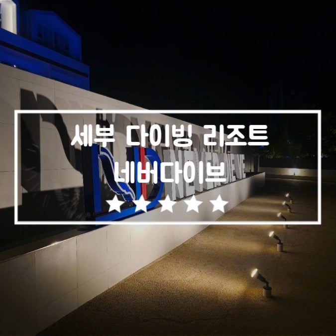  세부 다이빙 리조트 네버다이브 룸컨디션 시설 내돈내산