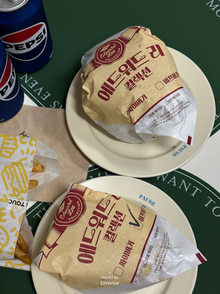  맘스터치 신메뉴가 이렇게 나왔다고? 에드워드 리 버거 '콜라보' 맛 솔직 후기
