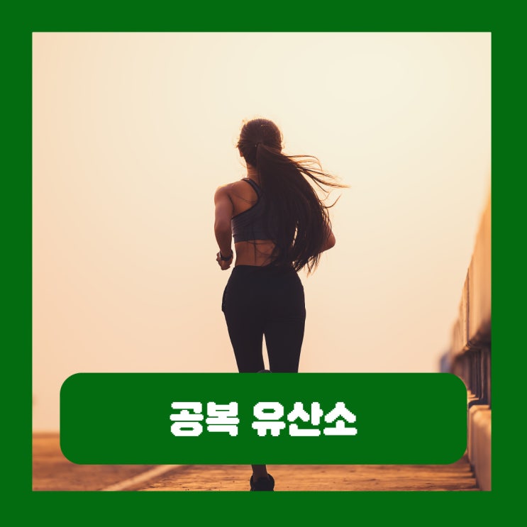  공복 유산소 30분 시간 효과 부작용 조심해야 하는 사람