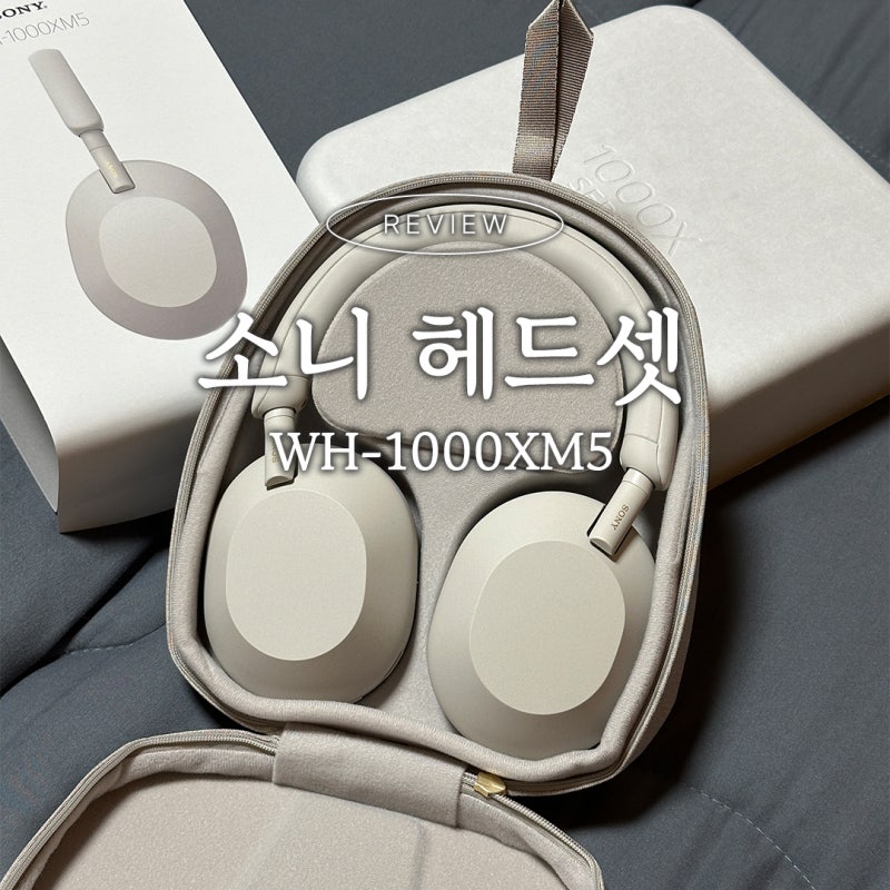 소니 헤드셋 후기 WH-1000XM5 플래티넘 실버 사용후기 장단점 사용법