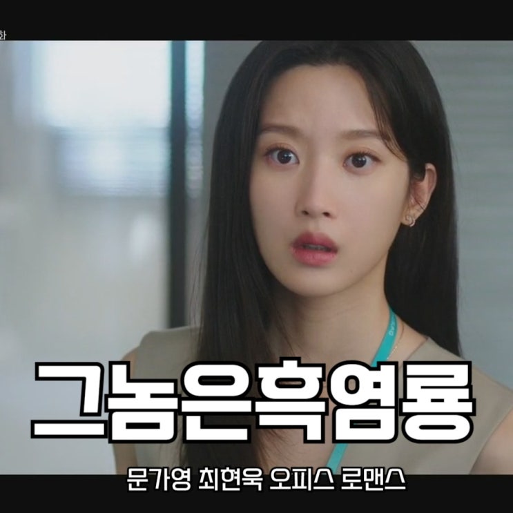 흑염룡 1회 2회 문가영 최현욱 <b>오피스 로맨스</b> tvN 월화 <b>드라마</b>