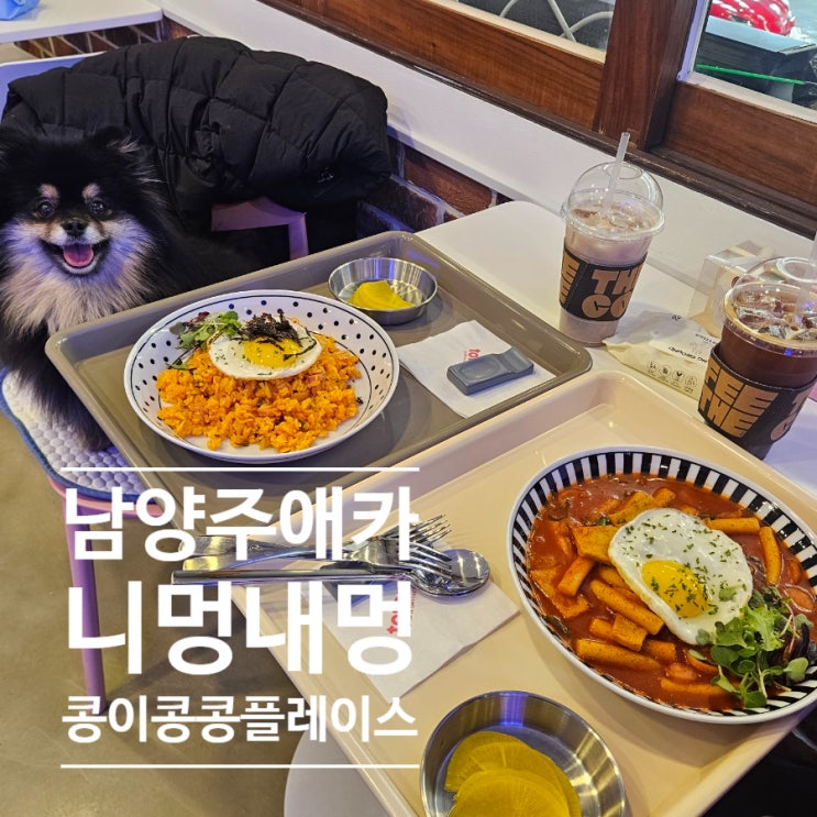 <b>남양주 애견카페 니멍내멍</b> 주말나들이