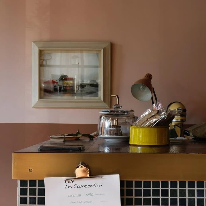  도쿄 카페 : 하타가야에서 만난 작은 프랑스, Cafe Les Gourmandises