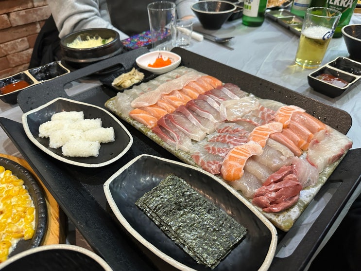  오늘 저녁 아산 배방 회식하기 좋은 대천회수산