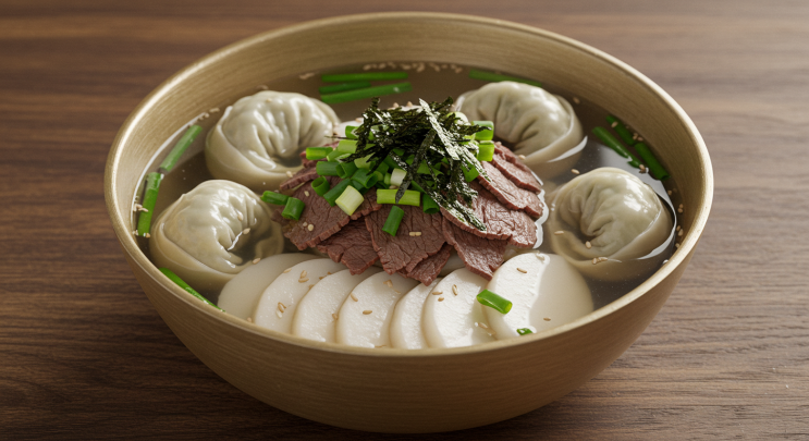   따끈따끈한 떡만두국 레시피 