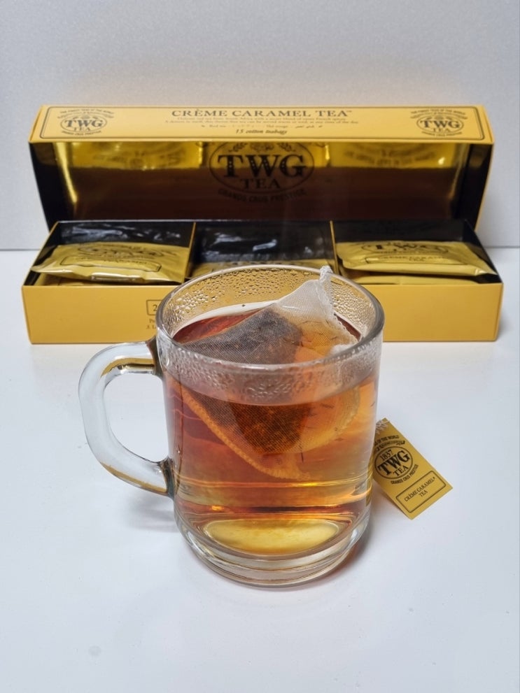  디카페인 티 TWG 크림카라멜 티 디카페인이라서 좋아요.