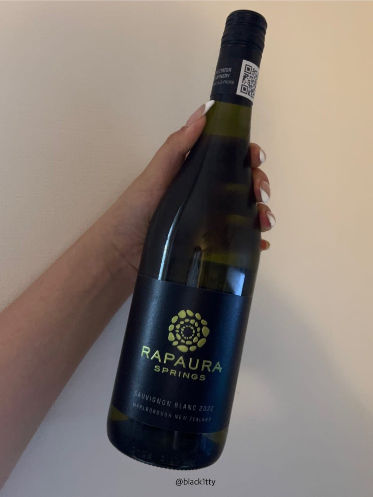  RAPAURA Springs Sauvignon Blanc_ 라파우라 스프링스 소비뇽 블랑 (2022)