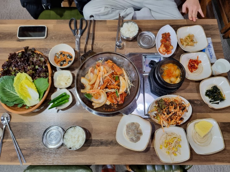  [군산 맛집] 군산 제육볶음 쌈밥 한식 맛집 소룡동 산골밥상