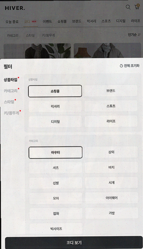  남성을 위한 최고의 쇼핑 경험, 하이버