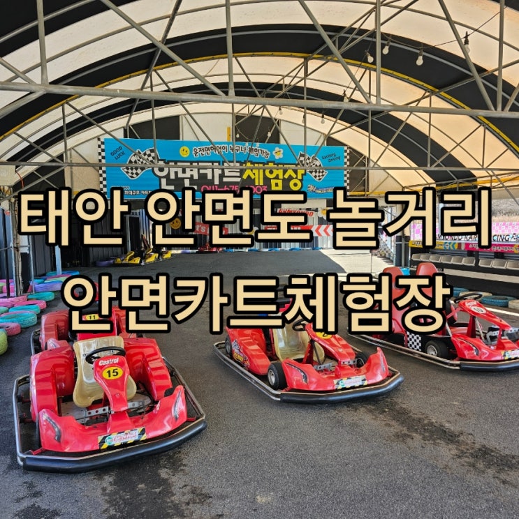  태안 안면도 놀거리 추천 아이랑 함께라면 안면카트체험장 필수!