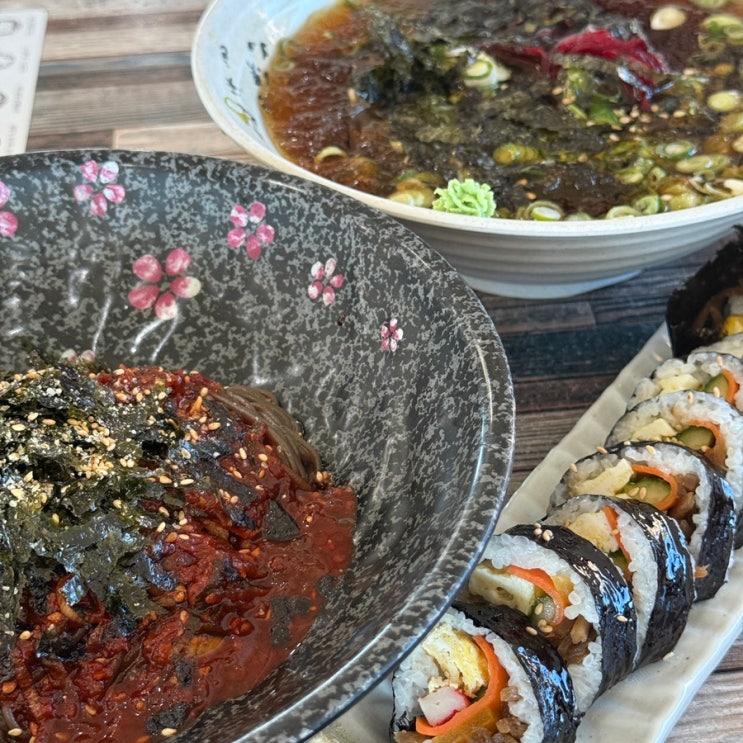  포항 보경사 맛집 메밀소바와 김밥의 콤보 반송정국시