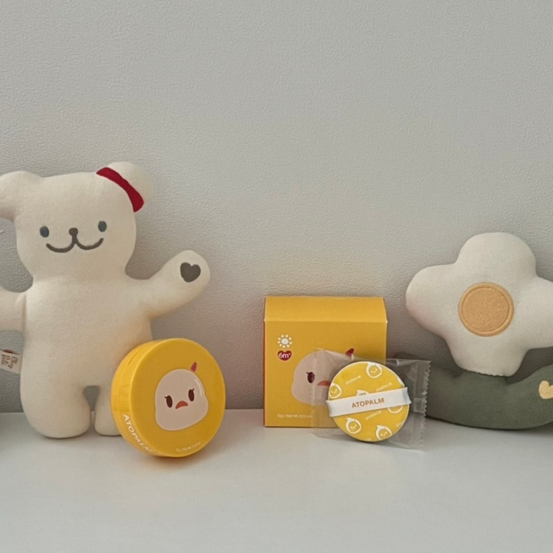 아기 선쿠션 추천 아토팜 선팩트로 간편하게 자외선 차단 솔직 후기