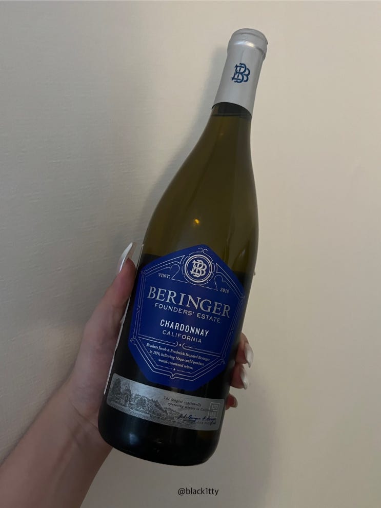 BERINGER Founders’ Estate Chardonnay_ 베린저 파운더스 이스테이트 샤르도네