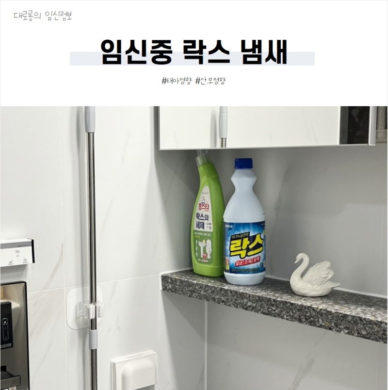 임산부 락스 냄새 맡으면 안되는 이유