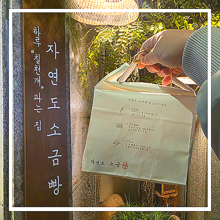  빵지순례 맛있는 버터 소금빵 맛집 자연도소금빵 in 성수