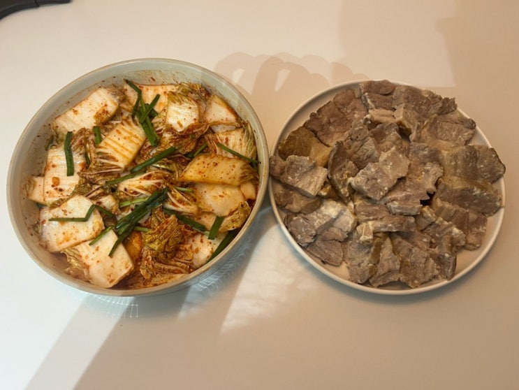  20250219 오늘의 집밥 : 수육보쌈